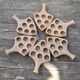 Set of 6 dishes/pans/snail pans, in Digoin Crespots sandstone - Vintage
