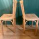 2 chaises scandinave d’inspiration Windsor