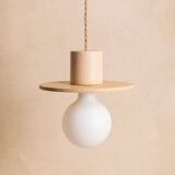 ALBA pendant light in beige concrete
