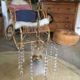 Hanging lamp with stamps