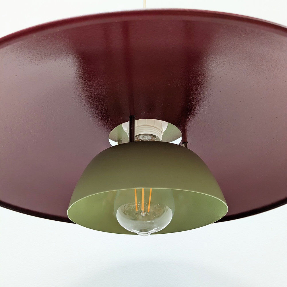 Suspension vintage bordeaux