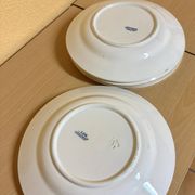 Longchamp Terre De Fer Alesia - 6 flat plates in antique earthenware