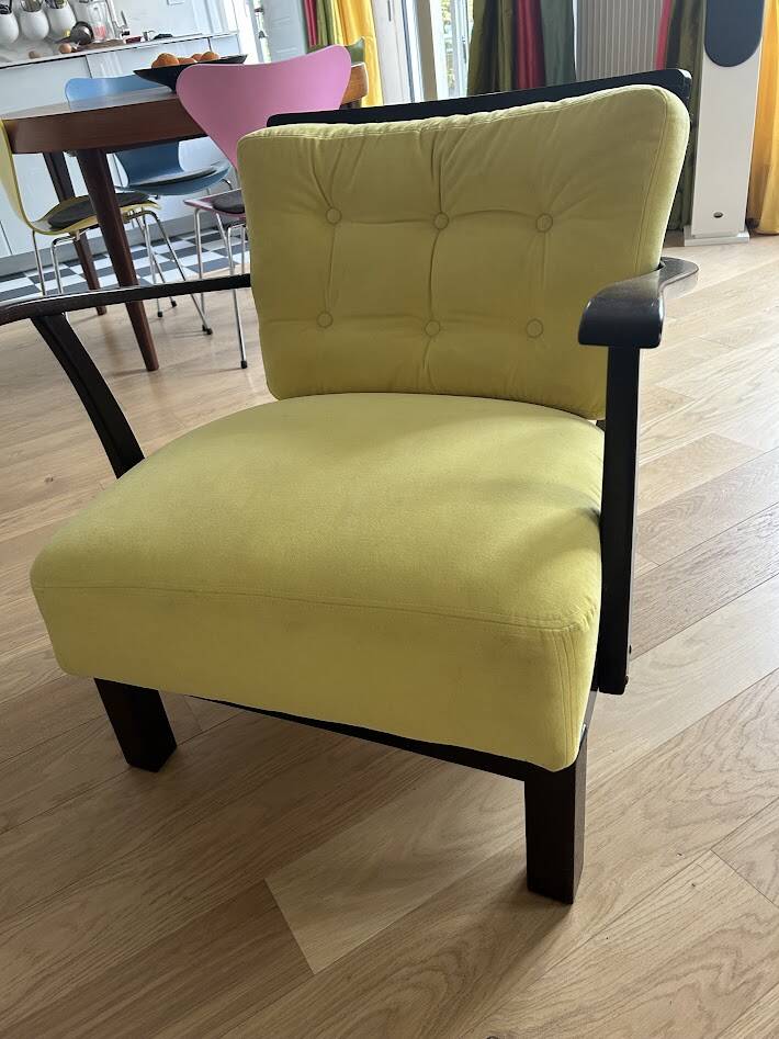 Midcentury armchair pair