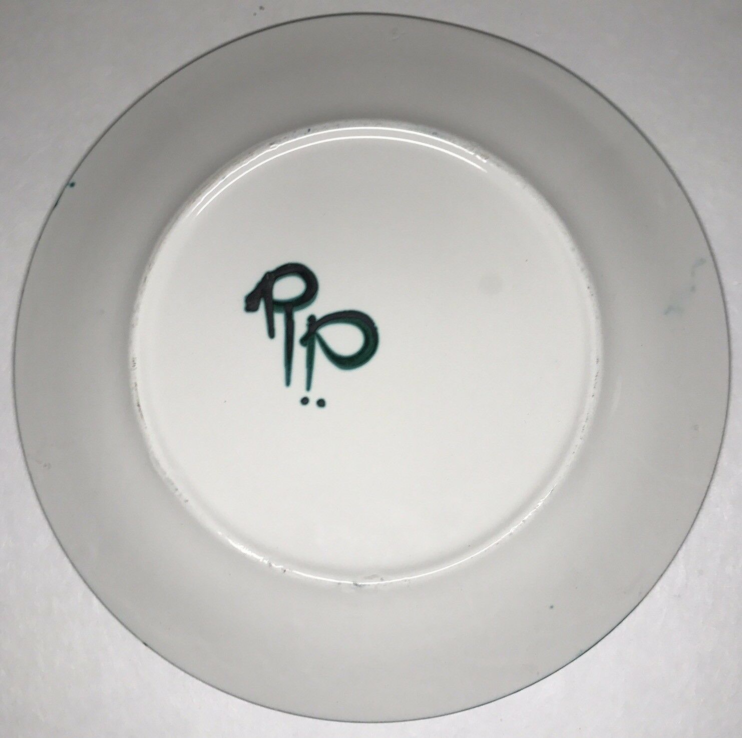 Round dish R.P. Robert Picault Vallauris vintage