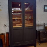 Patinated wooden library