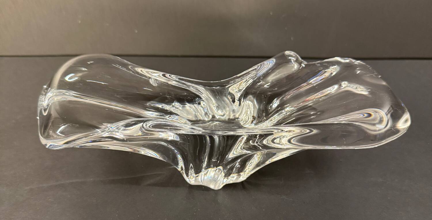 Vide-poche / cendrier en cristal – Baccarat, modèle Avila