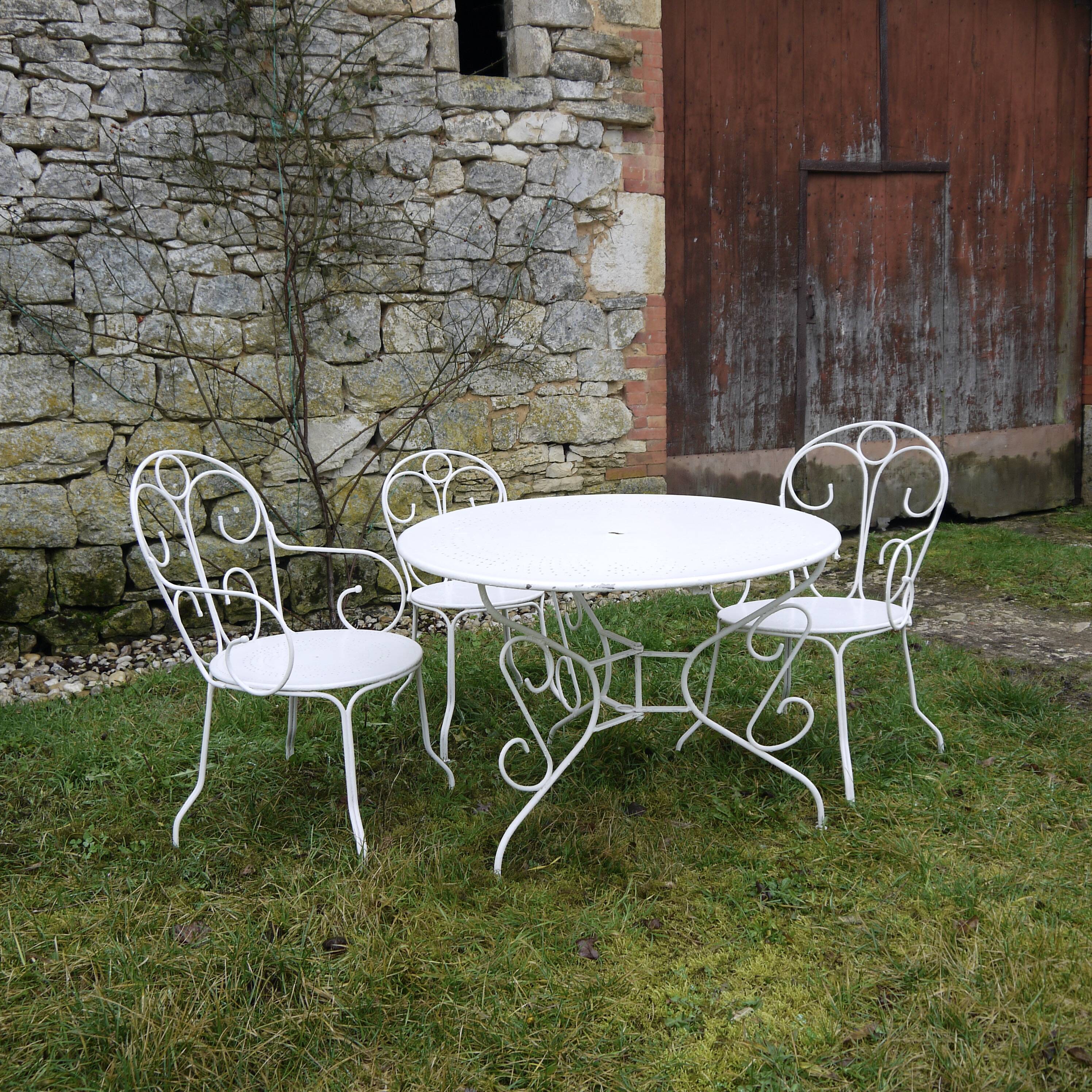 Wrought iron garden room