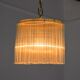 Venini pendant lamp, murano tubular glass, Italy, 1970