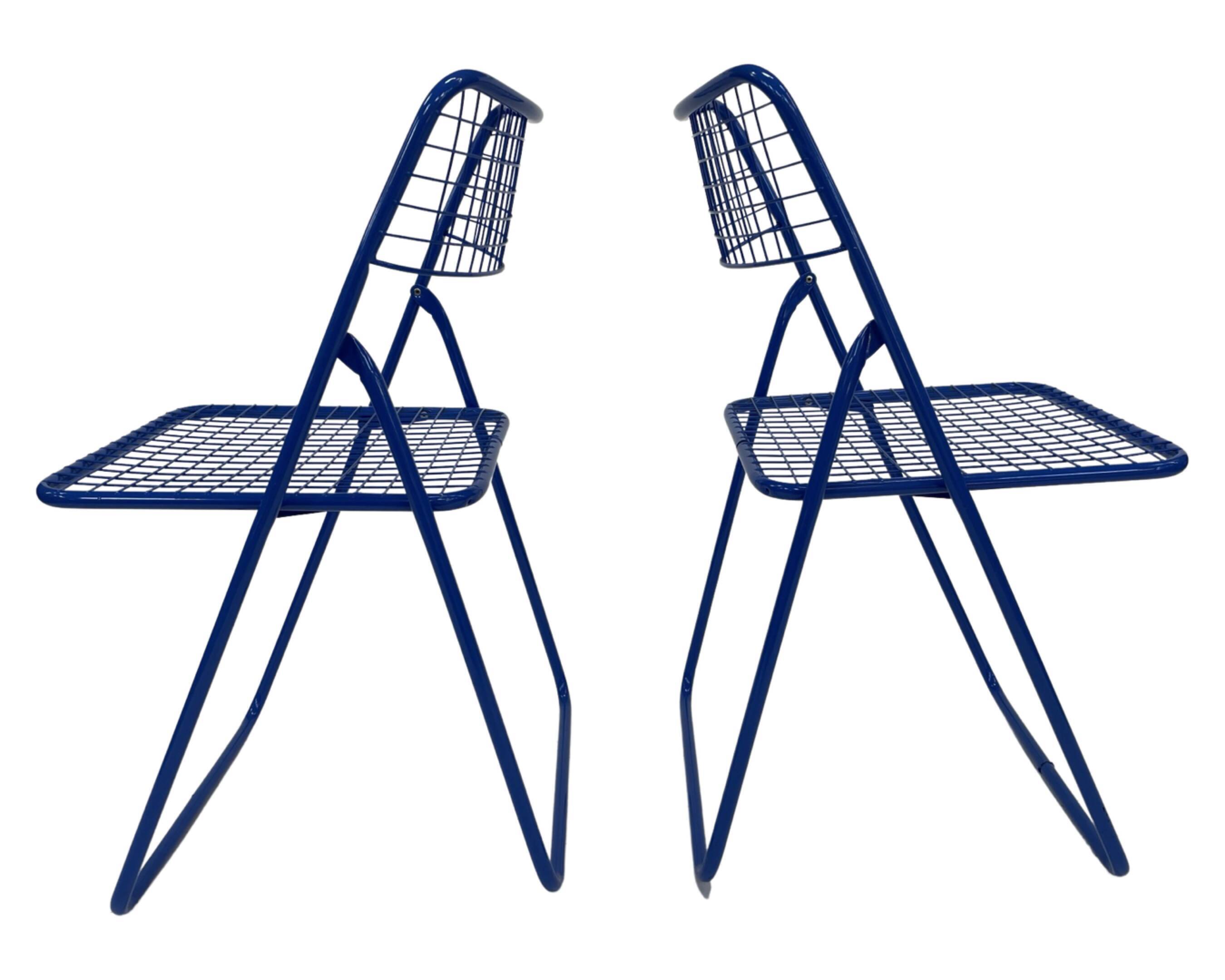 Chaise pliante vintage « Ted Net » de Niels Gammelgaard pour Ikea 1976