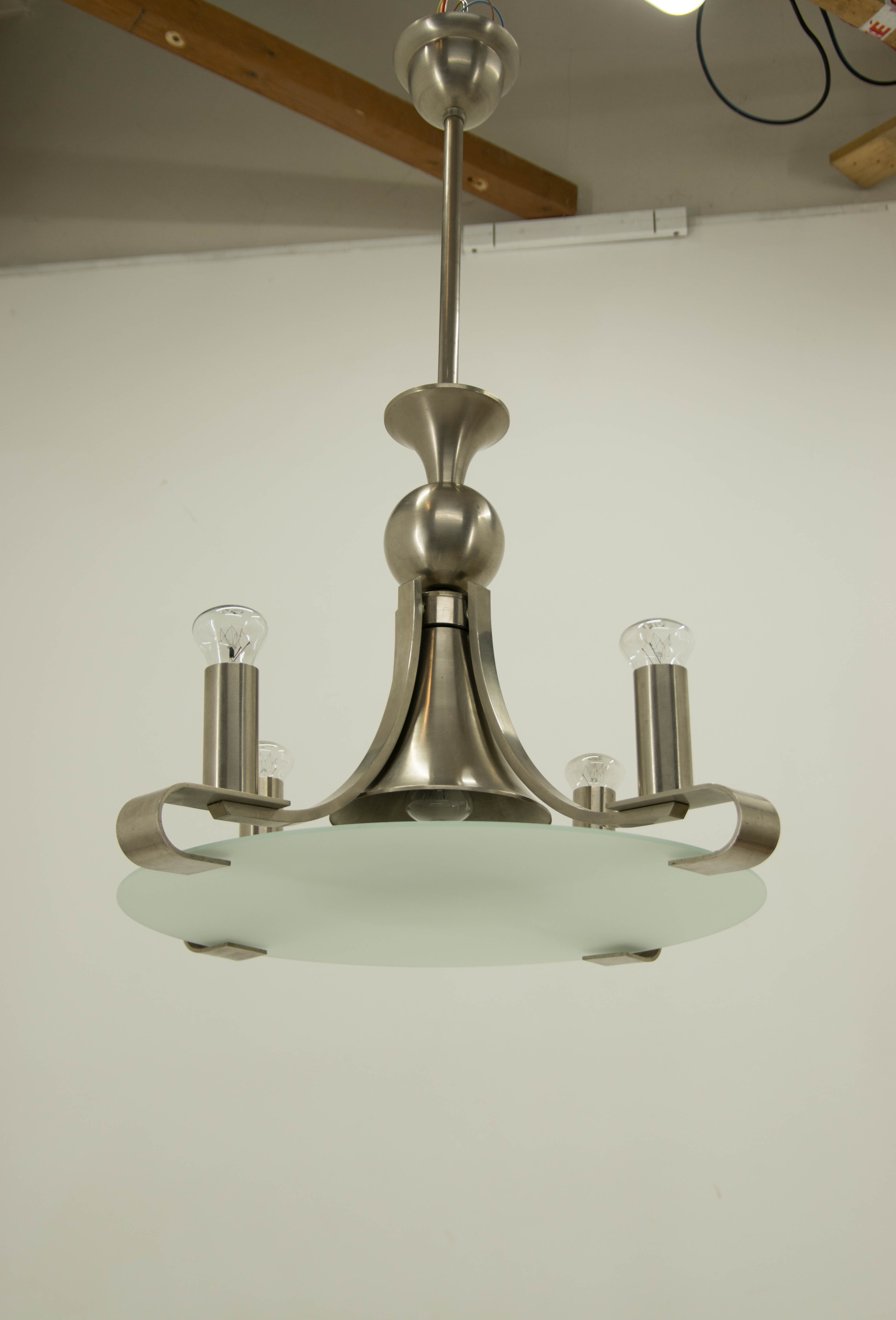 Art deco chandelier, 1930s