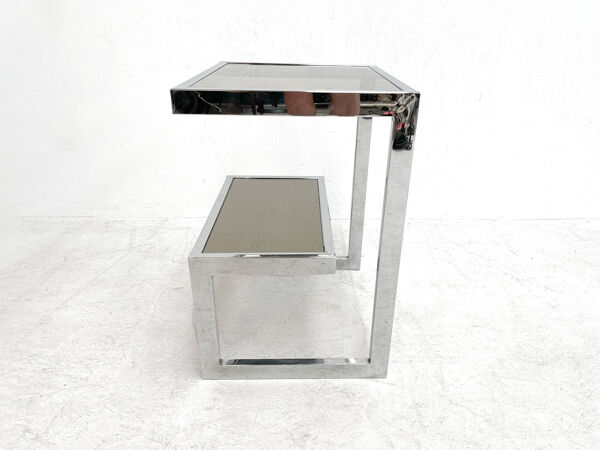 Table d’appoint en forme de G Belgo Chrom