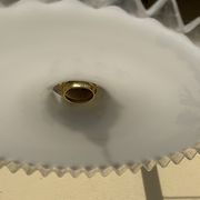 Vintage suspension in opaline glass shape pleated handkerchief Diameter 24 cm brass claw
