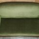 Art Deco Canapé Circa 1920 in Walnut, Cherry and Velvet