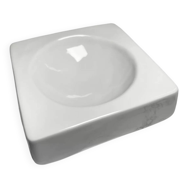 Vide-poche en porcelaine Yves Mohy pour Virebent 1970