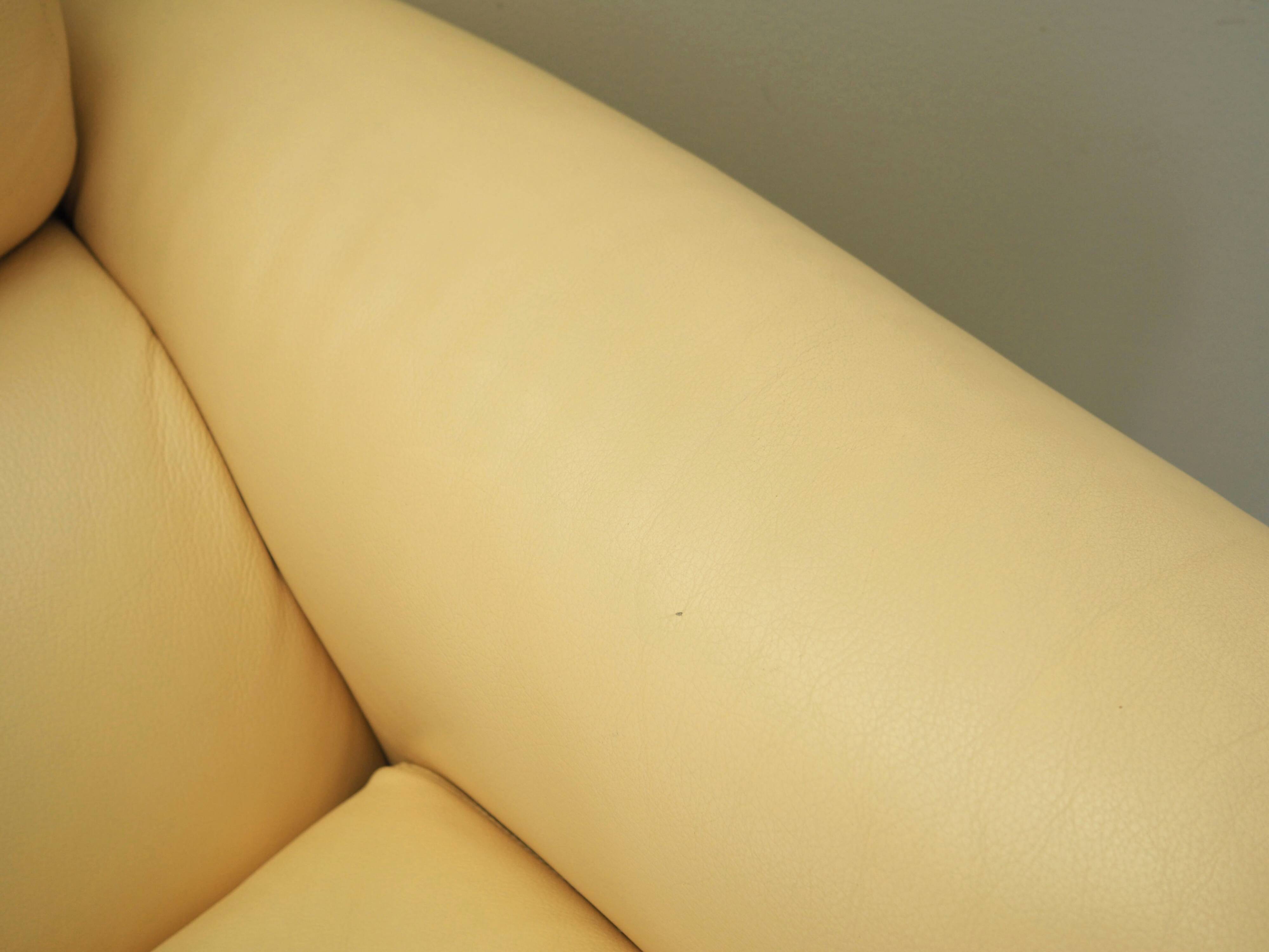 Leather sofa, Italian design, 1960s, production: Italy