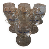 Service of 6 glasses balloons Ricard