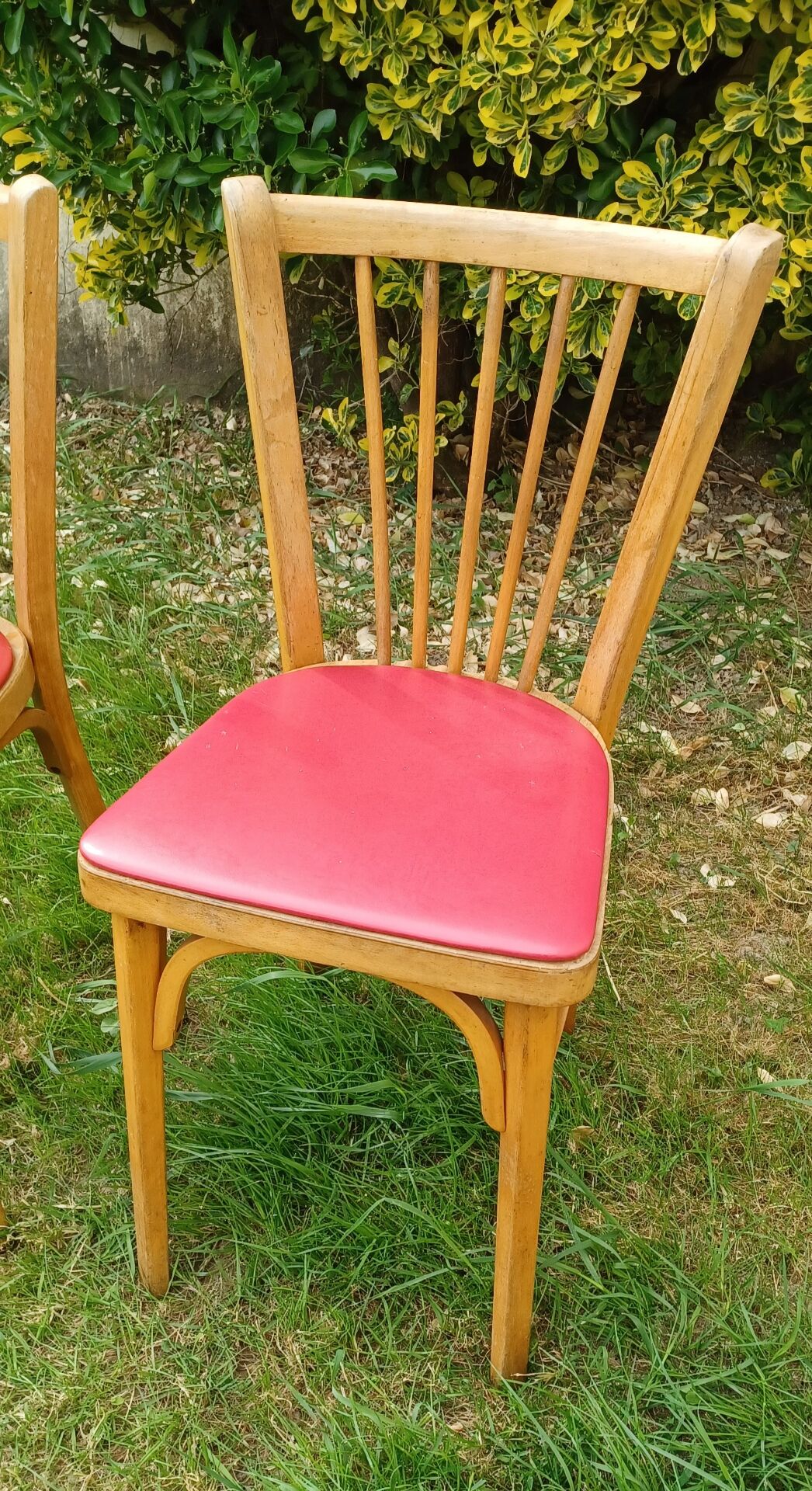 Pair of Baumann bistro chairs no. 12