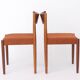Set of 4 Poul M. Volther Teak Dining Chairs for Frem Røjle, 1960s Vintage