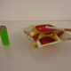 Sommerso Murano Glass Ashtray, Italy, 1960s