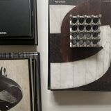 Cendrier midcentury en métal chromé style ultima 15, design 1970