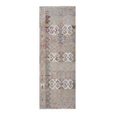 Vintage Turkish hallway rug 142x419 cm