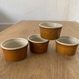 Sandstone ramekins lot of 4