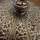 Boite, vide poche en bronze argenté F. Barbedienne, XIXème s.