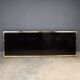 STYLISH 20thC BRASS & MIRRORED SIDEBOARD BY MICHEL PIGNERES c.1970