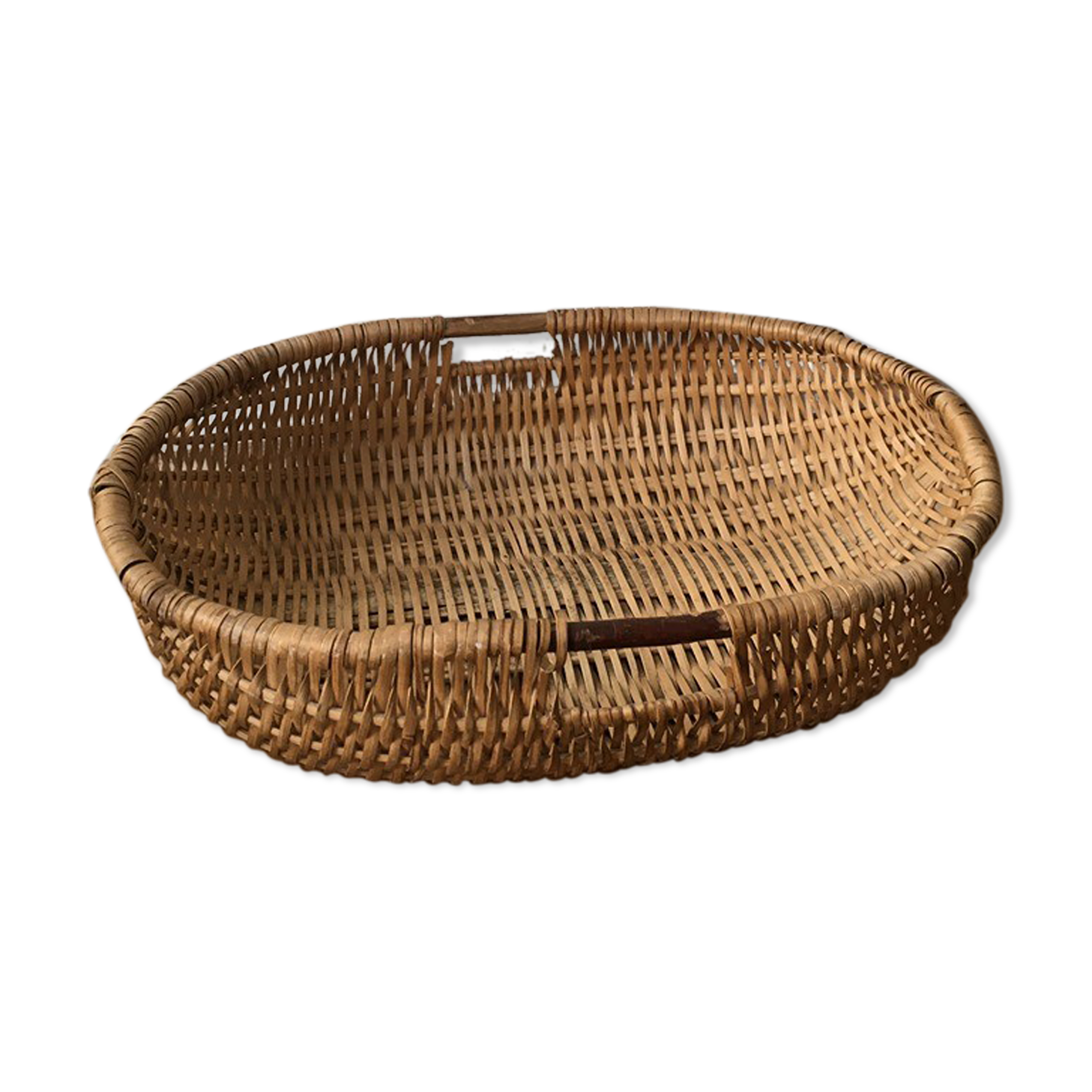 Handmade braided basket