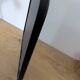 Black metal square mirror, industrial style