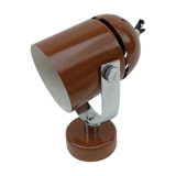Brown wall lamp by S. Indra, from the 70's, Czechoslovakia