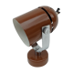 Brown wall lamp by S. Indra, from the 70's, Czechoslovakia