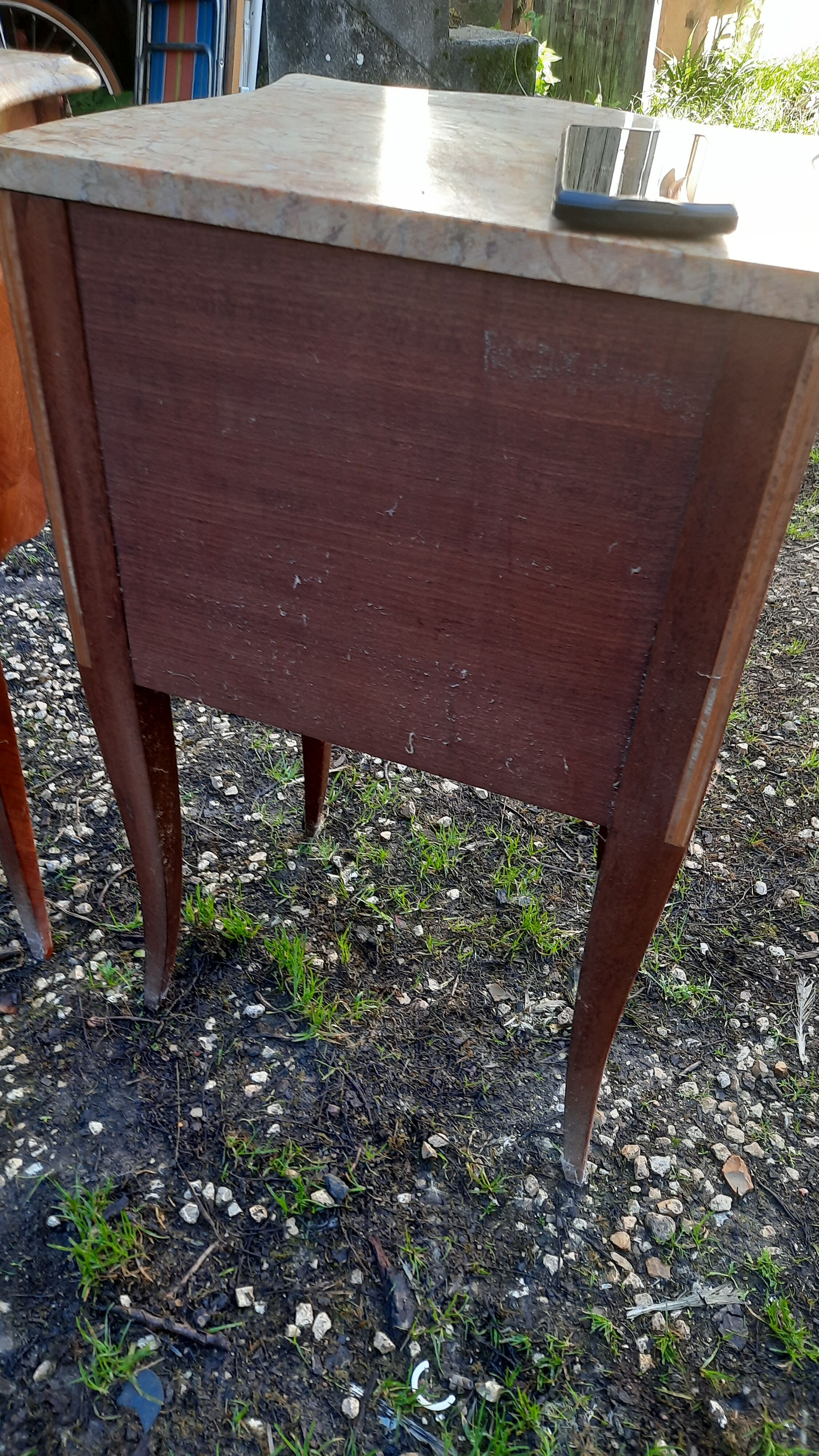 Pair of bedside rocaille style