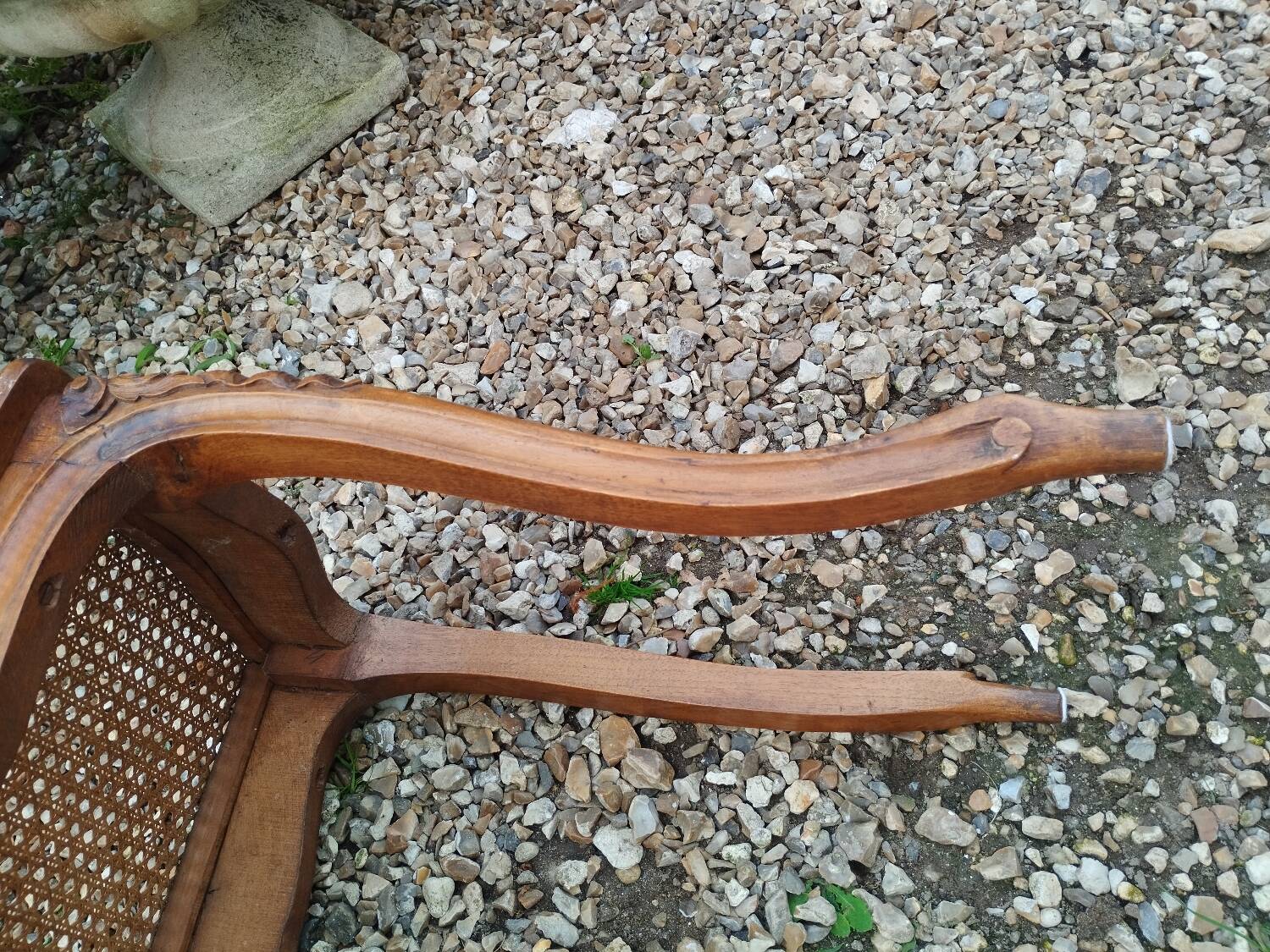 Banquette de piano ancienne style Louis XV