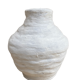 White terracotta vase