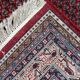 Handmade vintage Indian Seraband rug 204cm x 252cm 1970s