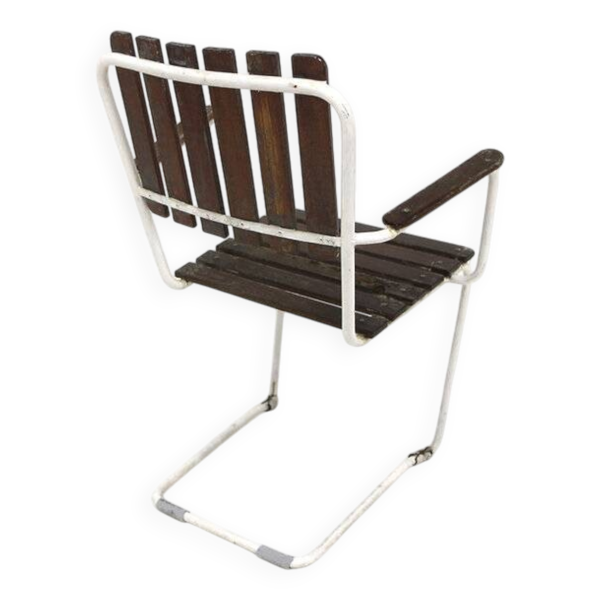 Set de 4 chaises de jardin en teck, Suède, 1960
