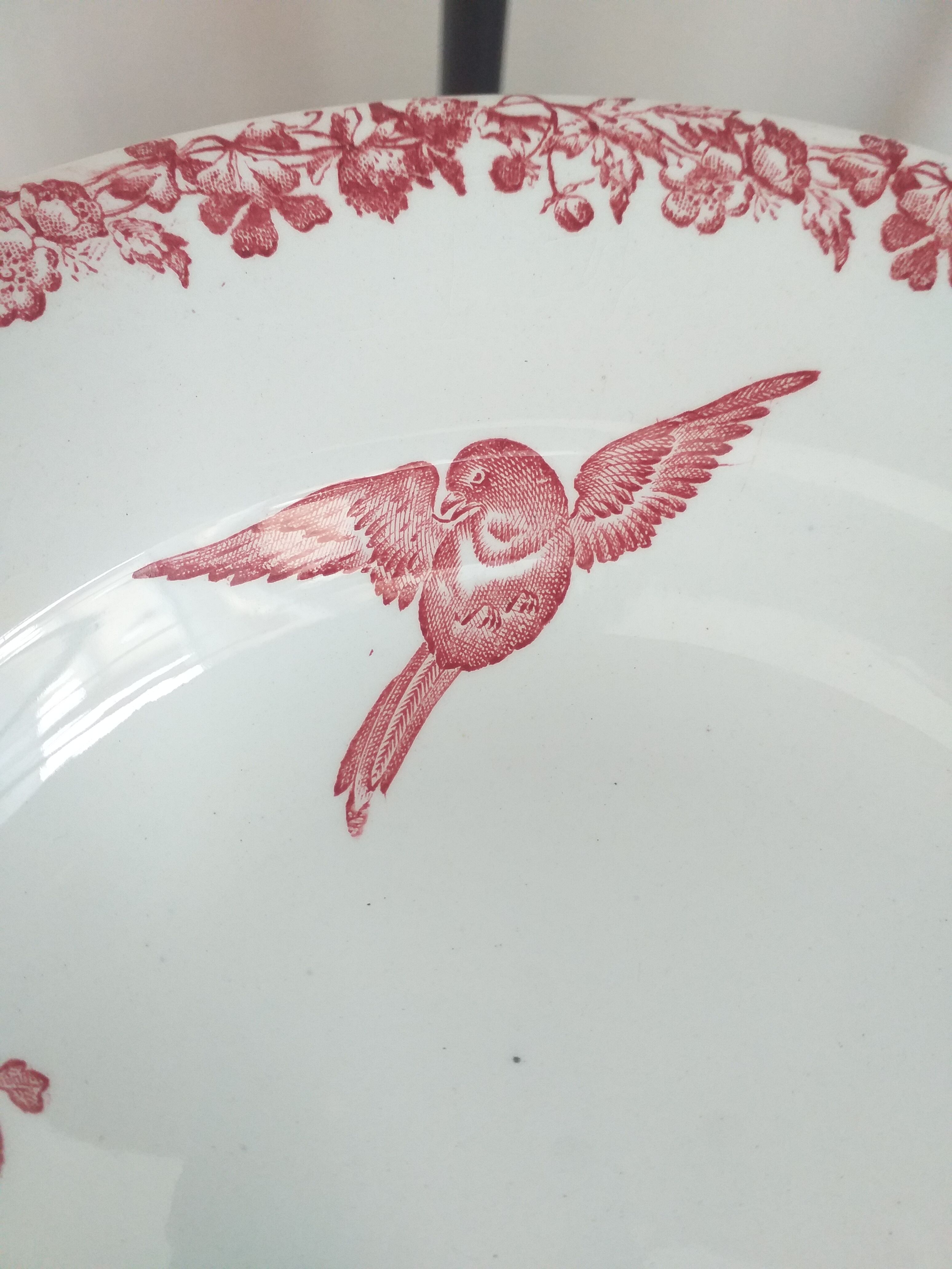 Hollow porcelain plates FF Pexonne