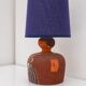 Scandinavian pottery table lamp by Thomas Hellström for Nittsjö, 1970s