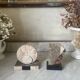 asymmetrical marble Art Deco bookends