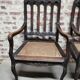 Paire de Fauteuils Cannés anciens , Style Louis XV / régence