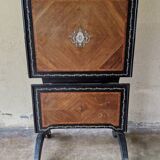 Maison Alphonse Giroux - Table, mute or writing server with 2 low shelves
