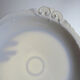 Large serving dish in fine white Limoges porcelain, vintage/antique.