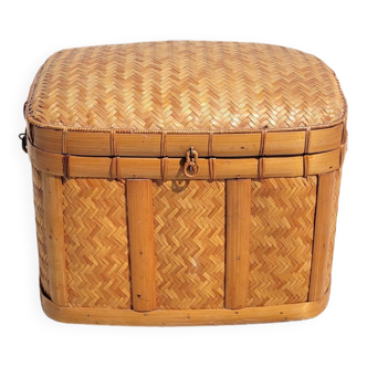 Bamboo trunk case from Indonesia