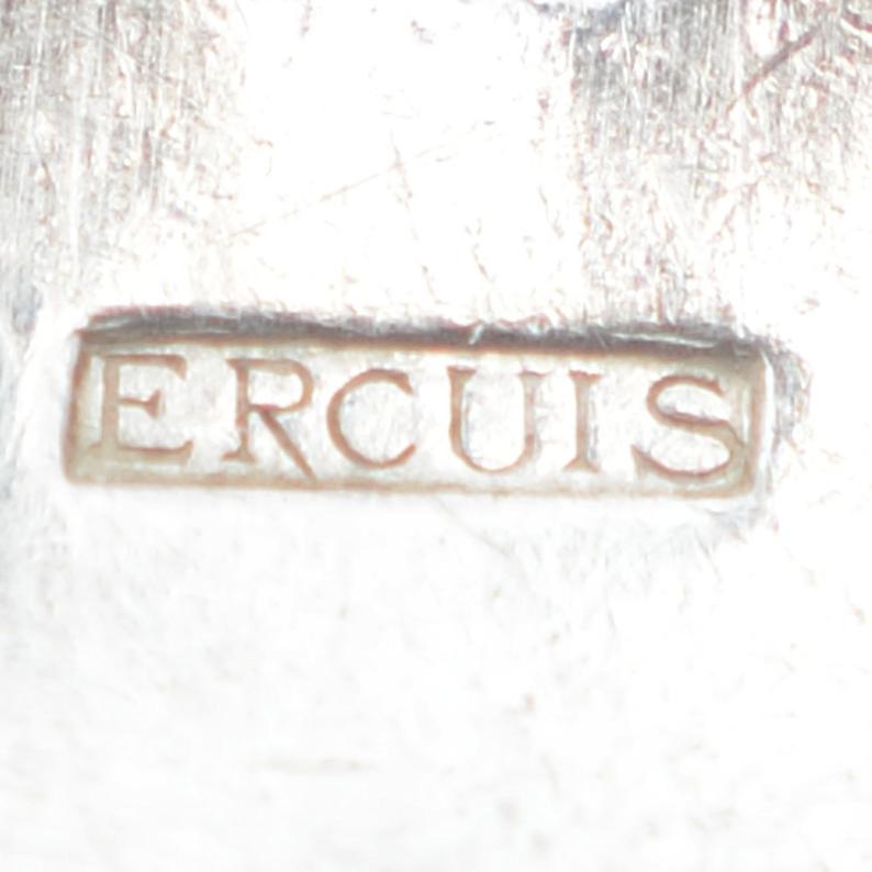 Lot de 12 fourchettes métal argent ercuis
