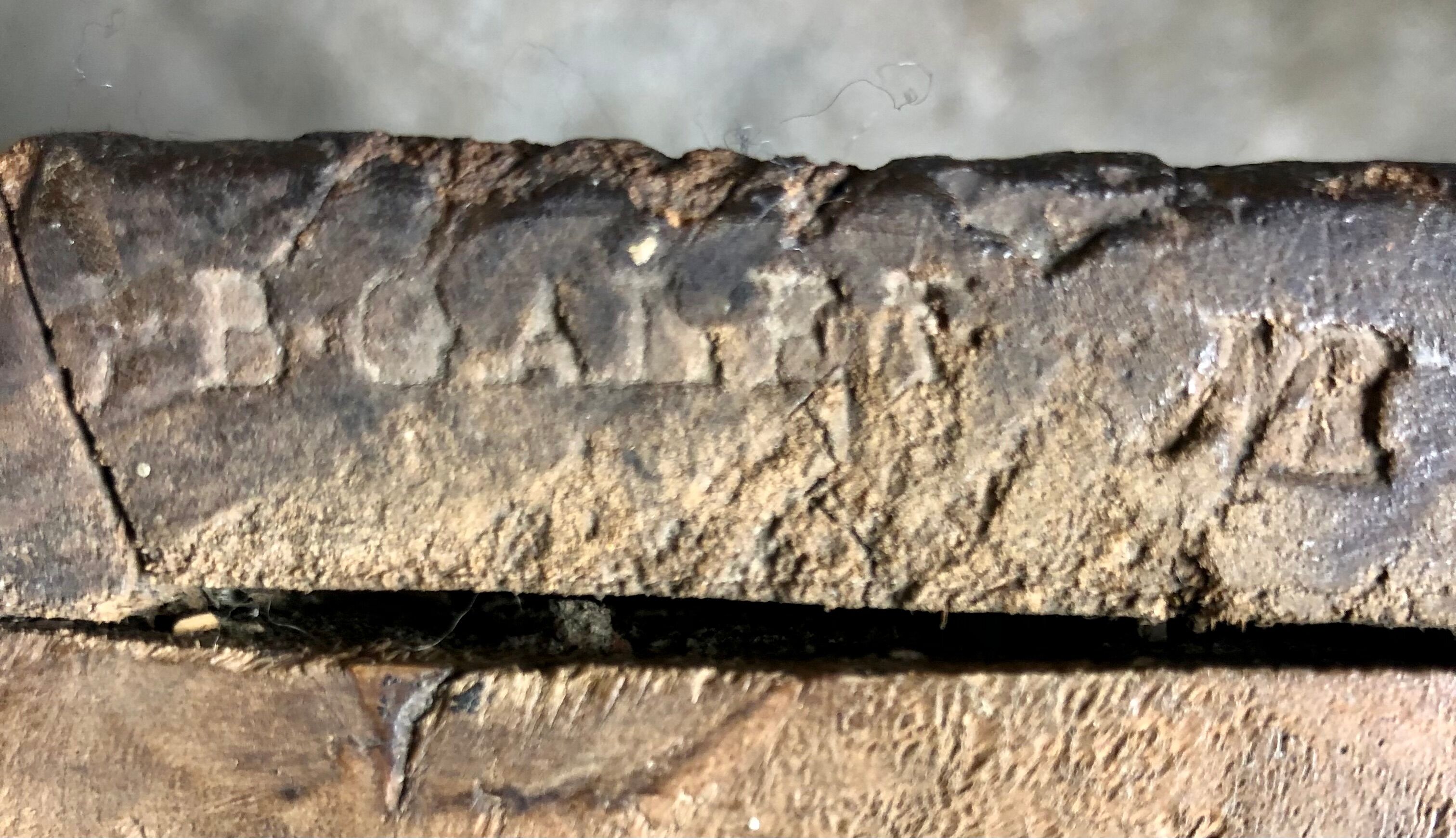 Curved notch in louis xv period marquetry stamped j.b galet