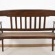 Stella cane bench, stamped