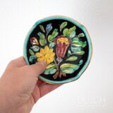 Small Vintage Ceramic Bowl, Signed 456 Cérart Monaco, Vide Poche Dish