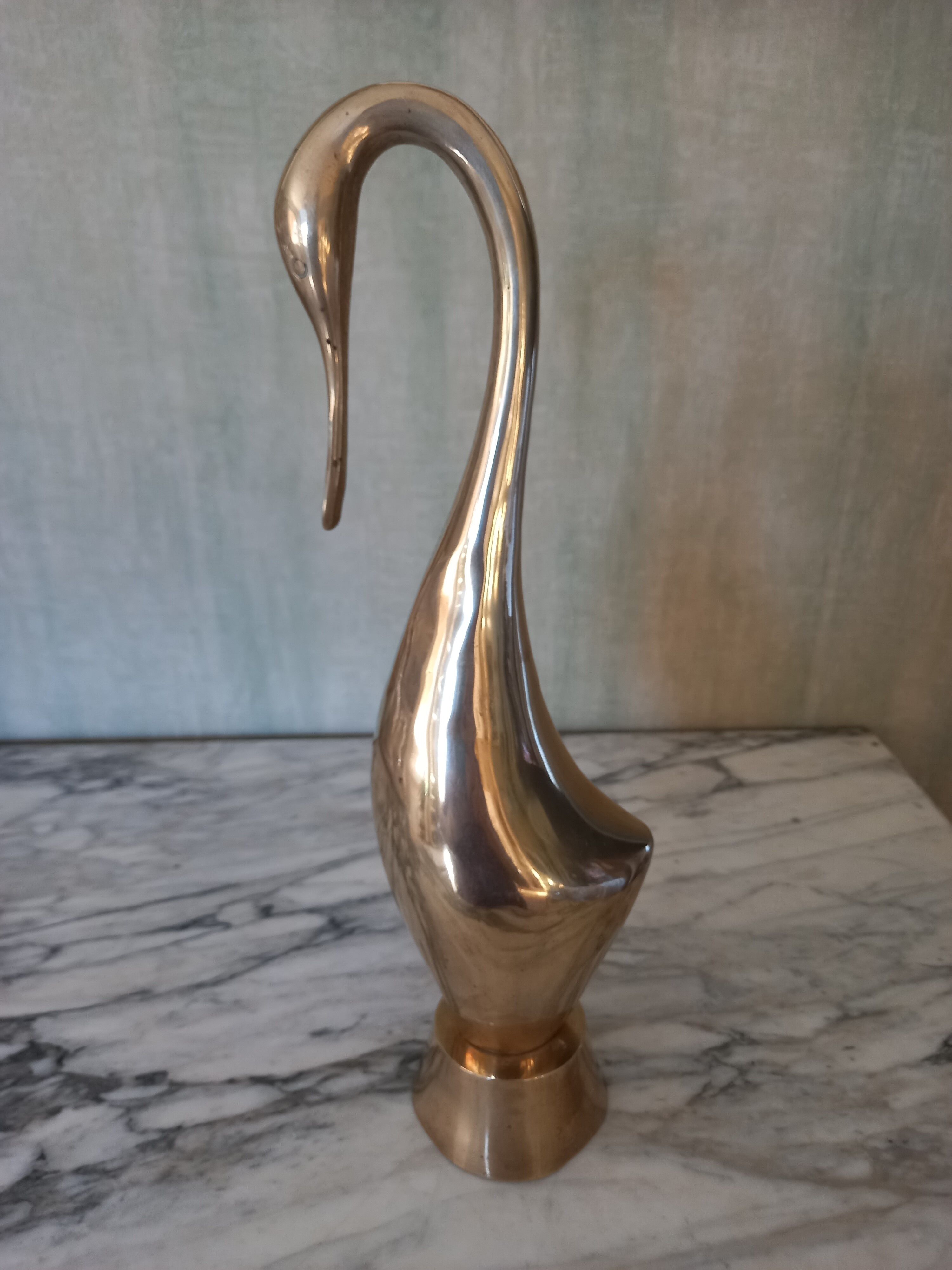 Brass heron