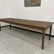 Table de ferme "Dark Brown" en chêne massif 300 X 90 cm